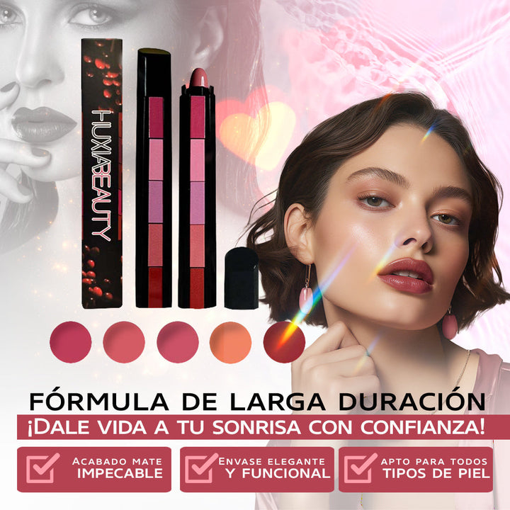 💄Labial Lipstick 5 en 1